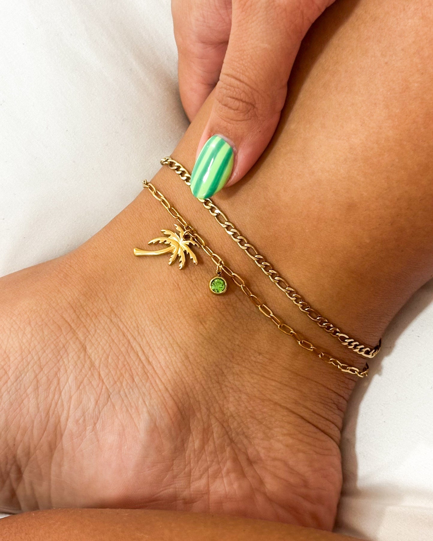 Palm Breeze Anklet