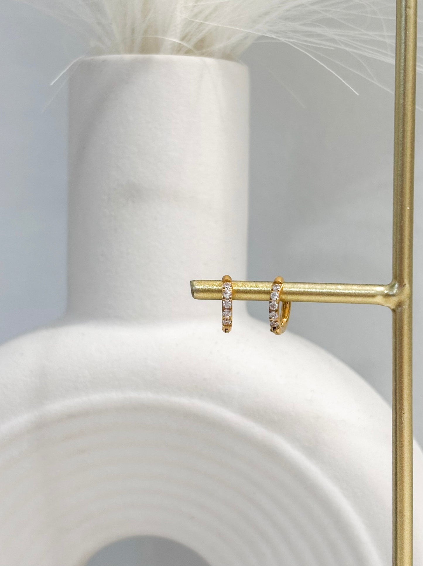 Sparkling mini hoops