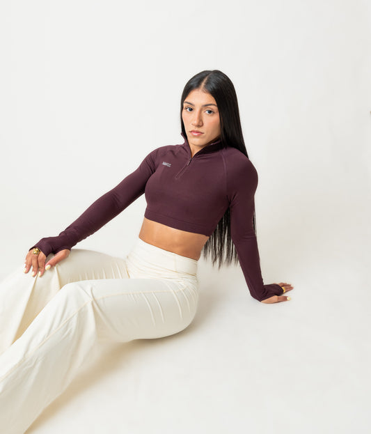Cropped Long Sleeve Jacket