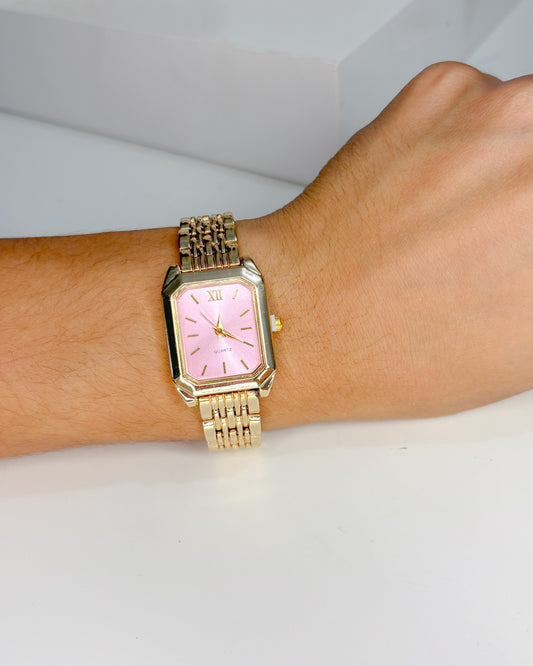 Rosé gold watch