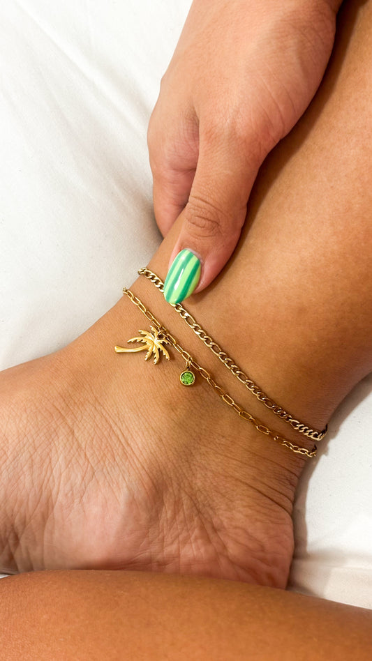 Palm Breeze Anklet