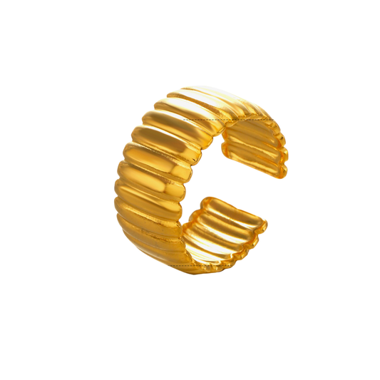 Golden Edge Ring